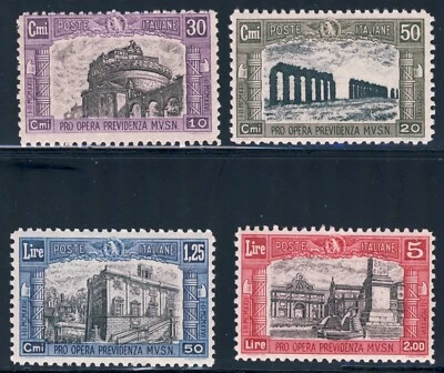 ITALY 1928 SC B30-B33 F/VF MDG Complete Set Semi Postal scv$113.00  *Bay Stamps* - Image 1 of 2