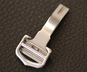 Cartier Deployment Buckle Steel 18 Mm - Picture 1 of 4