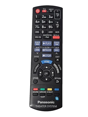 GENUINE PANASONIC N2QAYB000728 Original Remote Control NETFLIX THEATRE SYSTEM - Image 1 of 4