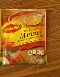 PAQUETE DE 6 MEZCLA DE MARISCOS CREMOSOS / SOPA MAGGI CREMA DE MARISCOS - Imagen 1 de 2