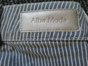 Blau-Weiß gestreifte 7/8 Hosen von Alba Moda Gr. 42/L - Bild 1 von 14
