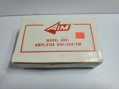 Vintage AIM Model 4901  Amplifier UHF/VHF/FM  (A4) - Image 1 of 4