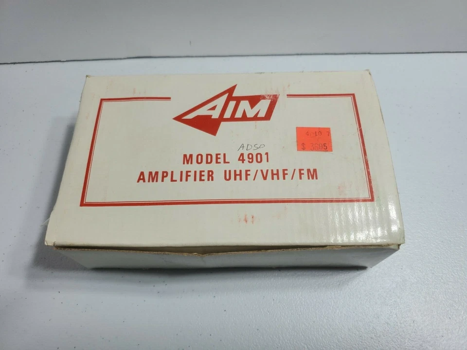Vintage AIM Model 4901  Amplifier UHF/VHF/FM  (A4) - Image 1 of 4