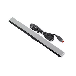 SENSOR BAR FOR NINTENDO WII & WII U WITH STAND WIRED INFRARED RECEIVER - NEW B - Picture 1 of 7