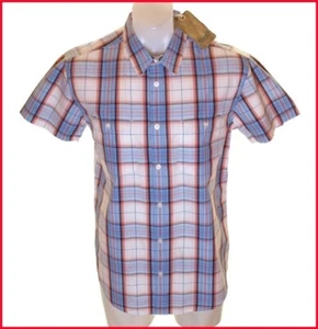 Nueva Camisa Para Hombre Auténtica Wrangler Manga Corta Grande Ajuste Regular Bolsillos con Botones - Imagen 1 de 2
