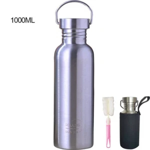 500ml 1500ml Titanium Water Bottle Outdoor Camping Supplies Sports Cycling - Picture 1 of 14