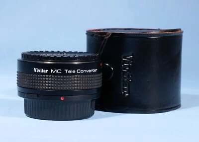 Vivitar MC Tele Converter 2X-21 * Olympus OM mount * Excellent - Image 1 of 2