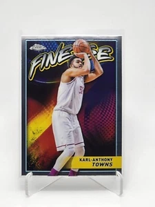 2023-24 Topps Chrome Basketball #F-19 Karl-Anthony Towns Finesse - Picture 1 of 2
