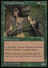Magic the Gathering MTG Heartwood Giant (232) Tempest   LP