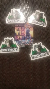 4 of Minnesota Timberwolves themed Car Decal Sticker basketball collectable - Picture 1 of 1