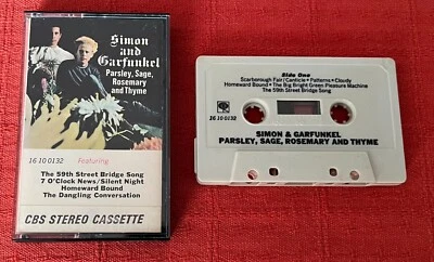SIMON & GARFUNKEL - CASSETTE TAPE - PARSLEY, SAGE, ROSEMARY AND THYME - Image 1 of 4