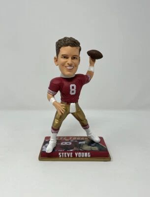 Steve Young San Francisco 49ers NFL Legends Of The Field Bobblehead #0011/2,017 - Image 1 of 4