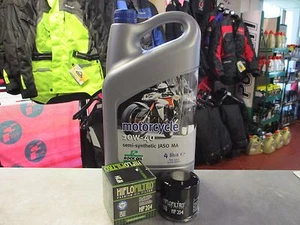 YAMAHA YFM660 F-W,X GRIZZLY 4X4 2007-2008 ROCK 4 LITRES OIL AND FILTER KIT SET - Picture 1 of 1