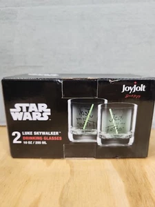Star Wars Luke Skywalker Lichtschwert kurzes Trinkglas - 10 Unzen - 2er Set - Bild 1 von 4