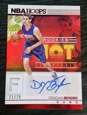 2016-17 NBA Hoops Hot Signatures #3 Dragan Bender Auto /25