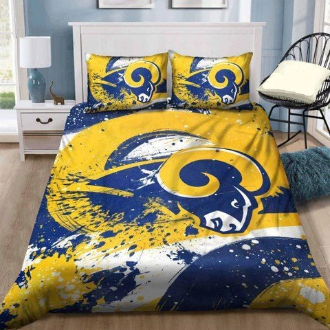 Los Angeles Rams 3PCS Bedding Set Duvet Cover Pillowcases Comforter Cover Gifts Cover