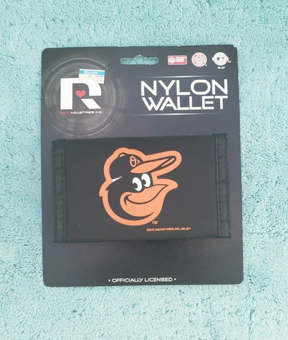 MLB Baltimore Orioles Printed Tri-Fold Nylon Wallet by Rico Industries Cover