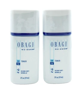 Obagi Nu-Derm AM/PM Toner 2 fl oz/ 59ml. Facial Toner Travel Size [ 2-Pack ] - Picture 1 of 3