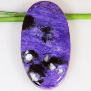 Natürlich Charoit Cabochon Lose Edelstein 69.05 Cts. (23 x 43 X 06 MM) Ovale - Bild 1 von 6