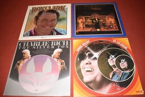 Country 4 LP Lot - Ronnie Milsap, Roy Clark, Emmylou Harris & Charlie Rich - Picture 1 of 6