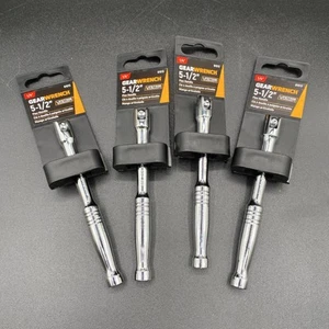 Menge 4 Gearwrench 81013 Flex Griff 1/4" Antrieb Chrom Brechstange - Bild 1 von 3