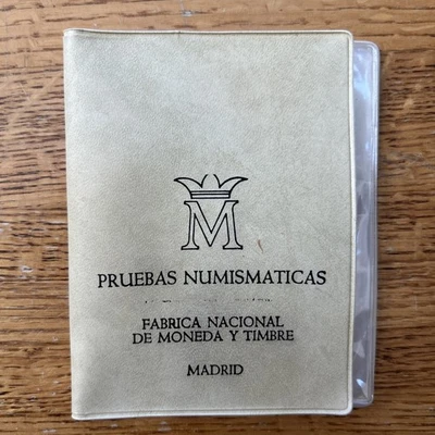 1975-1976 Spain 6 Coin Proof Set Original Wallet - Madrid Pruebas Numismatic - Image 1 of 4