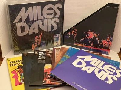 MILES DAVIS 7 LP RECORD LOT- VMP RARE ELECTRIC YEARS CLEAN UNUSED PROMO BOX SET - Image 1 of 4