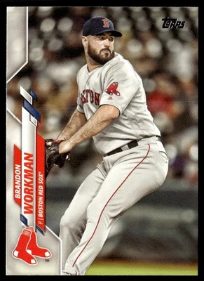 2020 Topps Brandon Workman Boston Red Sox #498 - Image 1 of 2