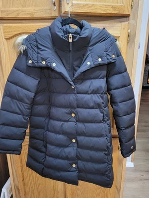 Parka de invierno acolchada negra para dama de Tommy Hilfiger talla Lrg. Immaculate Condtn Foto 1 de 4