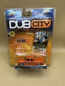 Jada 00 2000 Chevy Silverado Pickup Truck Dub City mit RRs mit Magazin Aufkleber orange - Bild 1 von 2