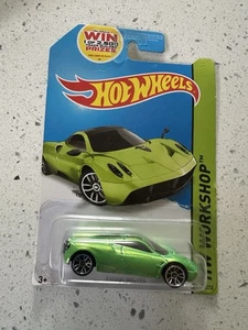 Hot Wheels HW Workshop Pagani Huayra 2013 verde 198/250 - Imagen 1 de 3
