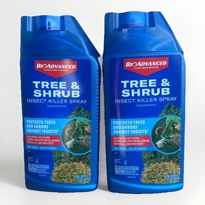 2x BioAdvanced Tree & Shrub Insect Killer, Concentrate, 32 oz - Picture 1 of 8