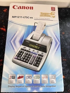 Canon MP1211-LTSC-es Printer Adding Machine - tax , business , currency working - Picture 1 of 7