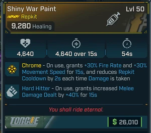 Borderlands 4 ⭐ REPKIT PINTURA GUERRA BRILLANTE ⭐ HARD HITTER - Imagen 1 de 1