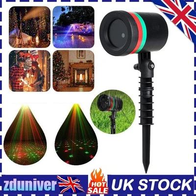 For Living Room Garden Garden Moving LED Laser Projector Lights Party Outdoor·UK - Image 1 of 4