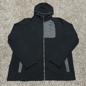 LL Bean Größe Large L Tall Herren Full Zip Fleece Hoodie Sweatshirt Jacke - Bild 1 von 5