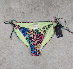 No Boundaries Junior Größe L (11-13) Print String Bikinihose neu mit Etikett - Bild 1 von 9