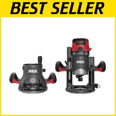 14 Amp Plunge & Fixed Base Router Combo - Image 1 of 4