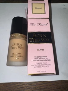 Too Faced Born This Way Natural Finish Foundation ALMOND Full Size BNIB - Picture 1 of 3