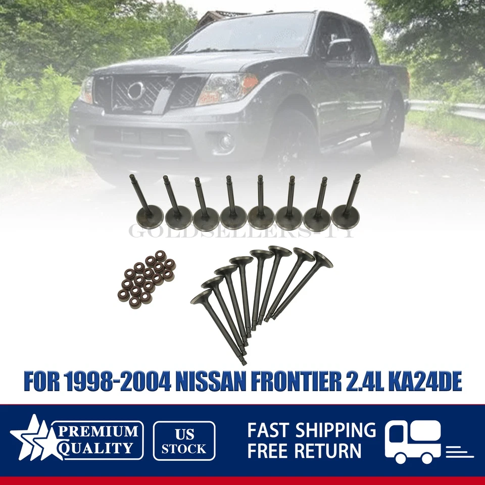 NUEVO Kit de válvulas con sellos de válvula para Nissan Frontier 1998-2004 2,4 L KA24DE EE. UU. Foto 1 de 4