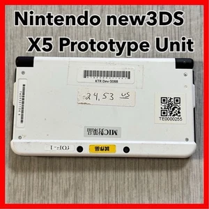 Nintendo New 3DS X5 Prototype Dev Unit Rare Debug Console Not for Sale JP - Picture 1 of 4