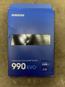 Samsung 990 EVO SSD 2TB Internal Solid State Drive, MZ-V9E2T0B/AM, Black - Afbeelding 1 van 3