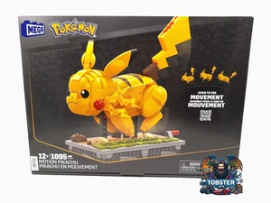 Mattel MEGA Construx Pokémon Motion Pikachu set mattoncini di bloccaggio tecnica HGC23 NUOVO - Foto 1 di 11