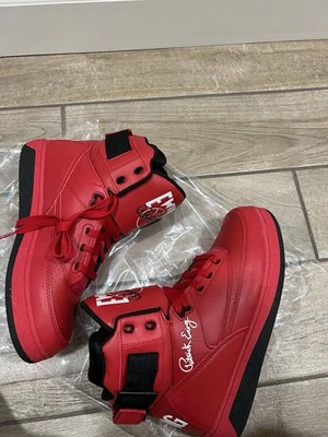 Patrick Ewing 33 Hi Chicago Basketball Shoes 1BM00640-602 Size 9 Red - Image 1 of 4