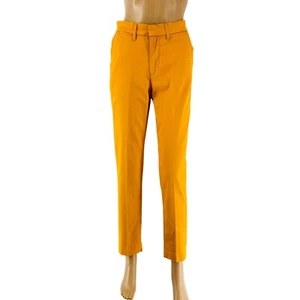 Levi's Premium ESSENTIAL CHINOS Women's Yellow Slim Fit Ankle Trousers W24 L27 - Picture 1 of 16