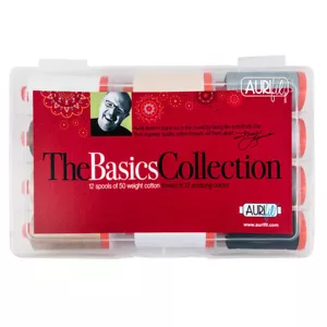 AURIFIL THREAD ASSORTMENT MARK LIPINSKI BASIC 12 LARGE SPOOLS 50WT COTTON - Picture 1 of 2