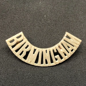 Original WW1 British Army Brass Shoulder Title - Middlesex Regiment - Bild 1 von 6