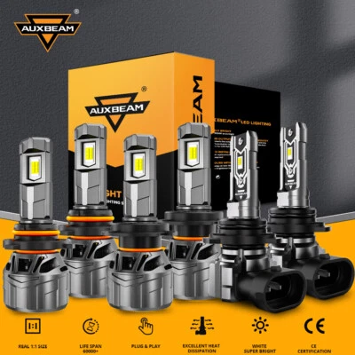 Faro LED Canbus AUXBEAM Canbus haz alto/bajo + luces antiniebla para Subaru Outback 2005-2009 Foto 1 de 4