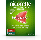 Invisi 25Mg Patch, Step 1, (14 Patches), Nicotine Patches for Smoking Cessation,