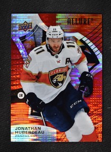 2021-22 UD Allure Base Red Rainbow #54 Jonathan Huberdeau - Florida Panthers